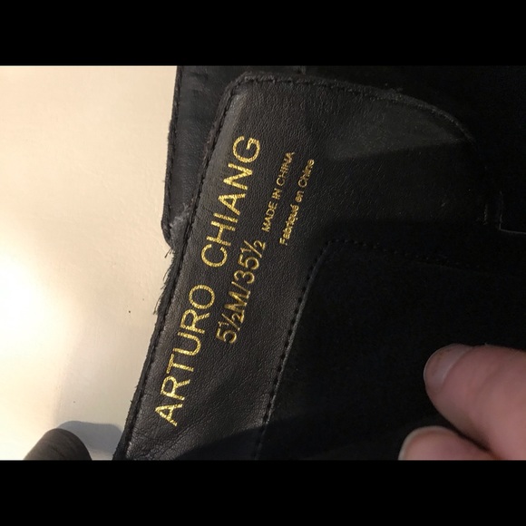 NEW Arturo Chiang Black Ankle Boots - Picture 6 of 8